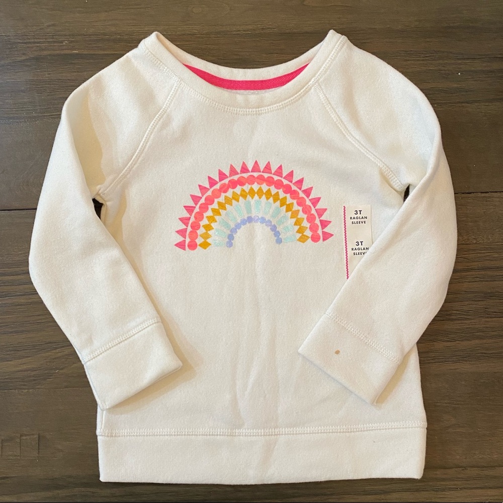 Toddler’s Rainbow Pullover, 3T